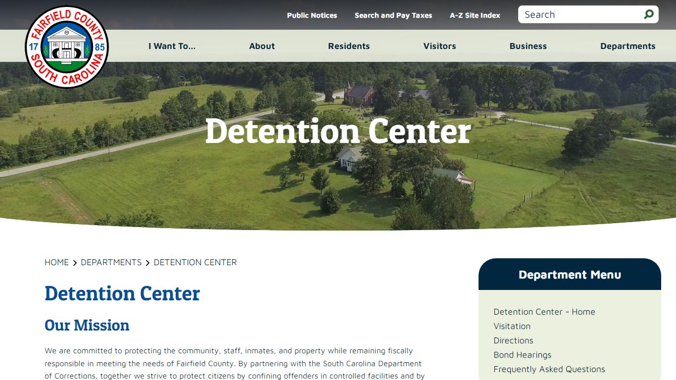 Detention Center | Fairfield County, South Carolina